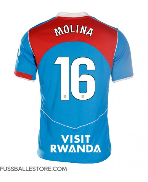 Günstige Atletico Madrid Nahuel Molina #16 3rd trikot Damen 2025-26 Kurzarm Günstige Atletico Madrid Nahuel Molina #16 3rd trikot Damen 2025-26 Kurzarm